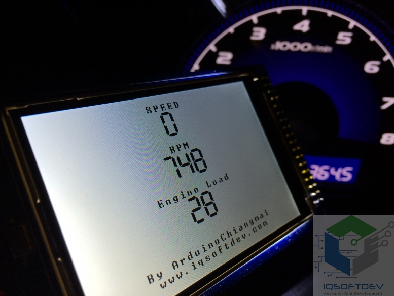 Arduino Car OBD2 Bluetooth HC-05 ดูสถานะรถยนต์ด้วย arduino และ hc-05